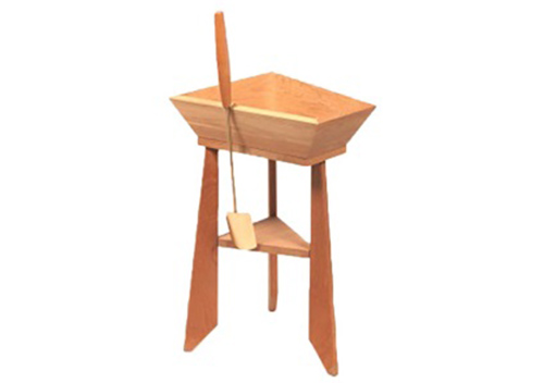 Stativ til jordpåkastelse