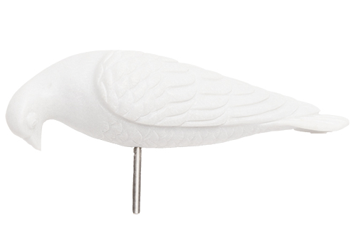 Marmordue. Hvid inkl. sprint