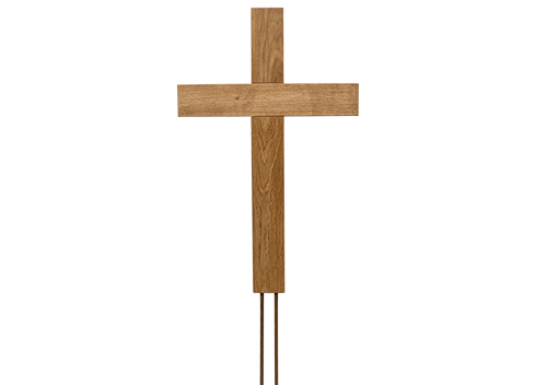 Gravmarkør, Egekors m jordspyd