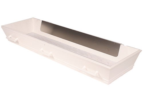 Beskyttelsesplade til kisteilægning