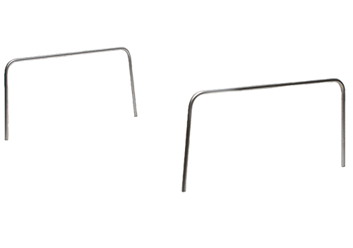 Båreoverdækningsbueskinner til bårevogn og bårevogn 2/fpk