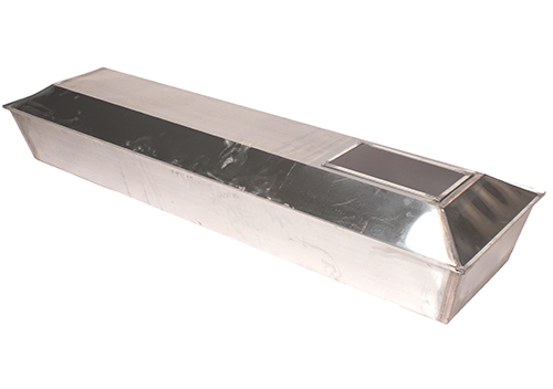 Zinkkista med glas till D40BH