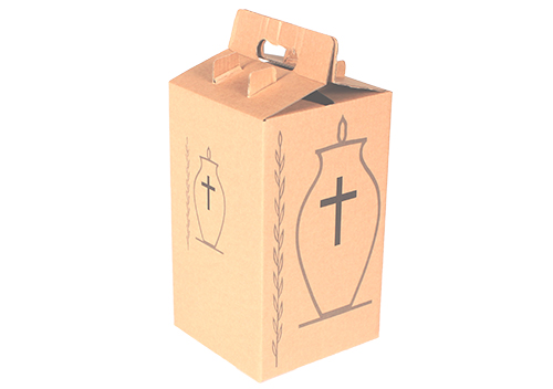 Urnekarton med kors