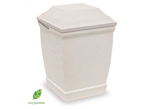 Urna Klassisk, vitpigmenterad